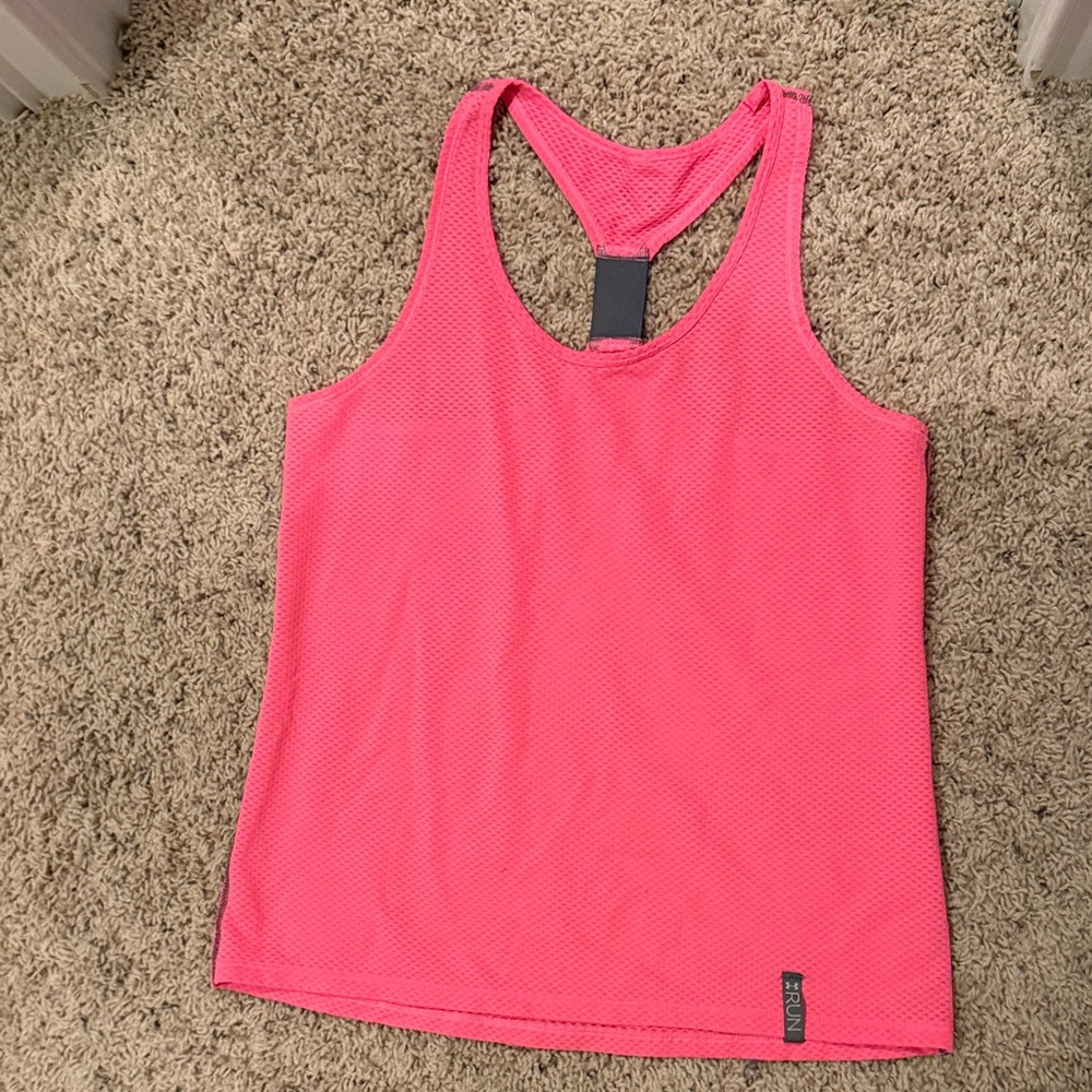 Under Armour Neon Pink Racerback Athletic Tank